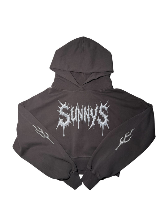 *SUNNY'S CHROME CROP HOODIE*