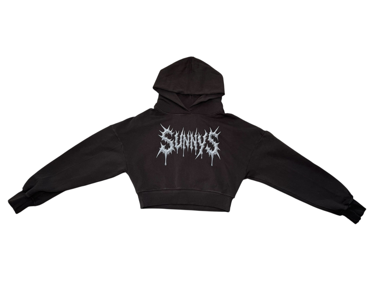 *SUNNY'S CHROME CROP HOODIE*